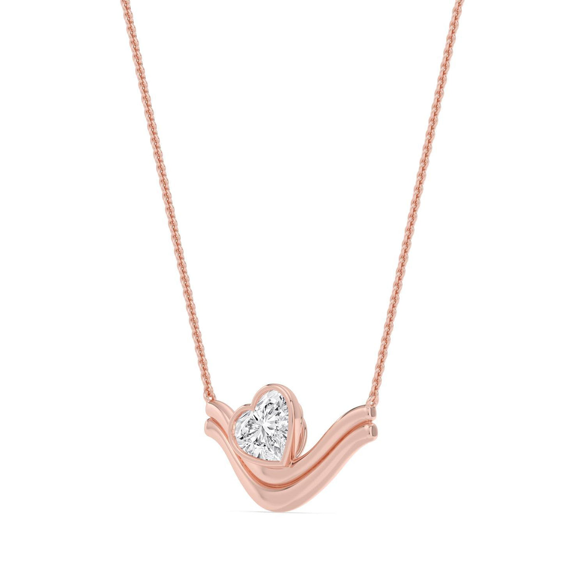 Natalia Belle lab grown diamond pendant