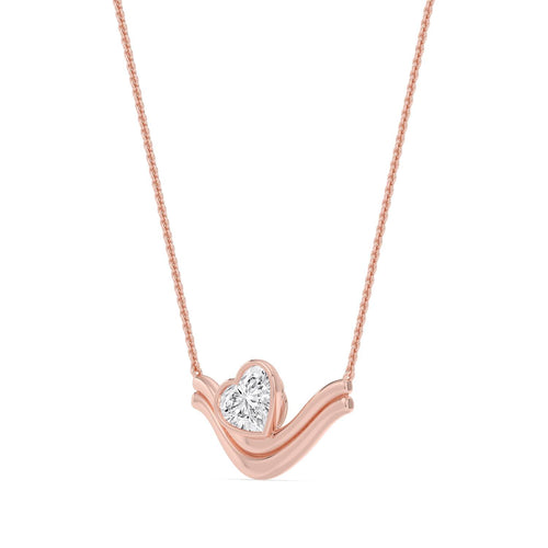 Natalia Belle lab grown diamond pendant