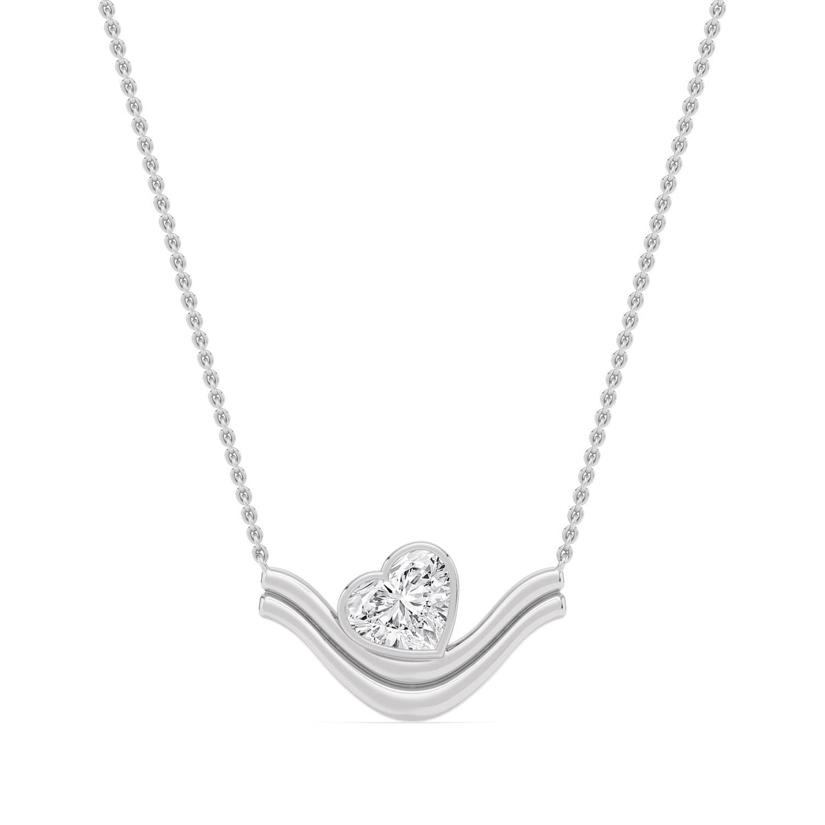 Natalia Belle lab grown diamond pendant