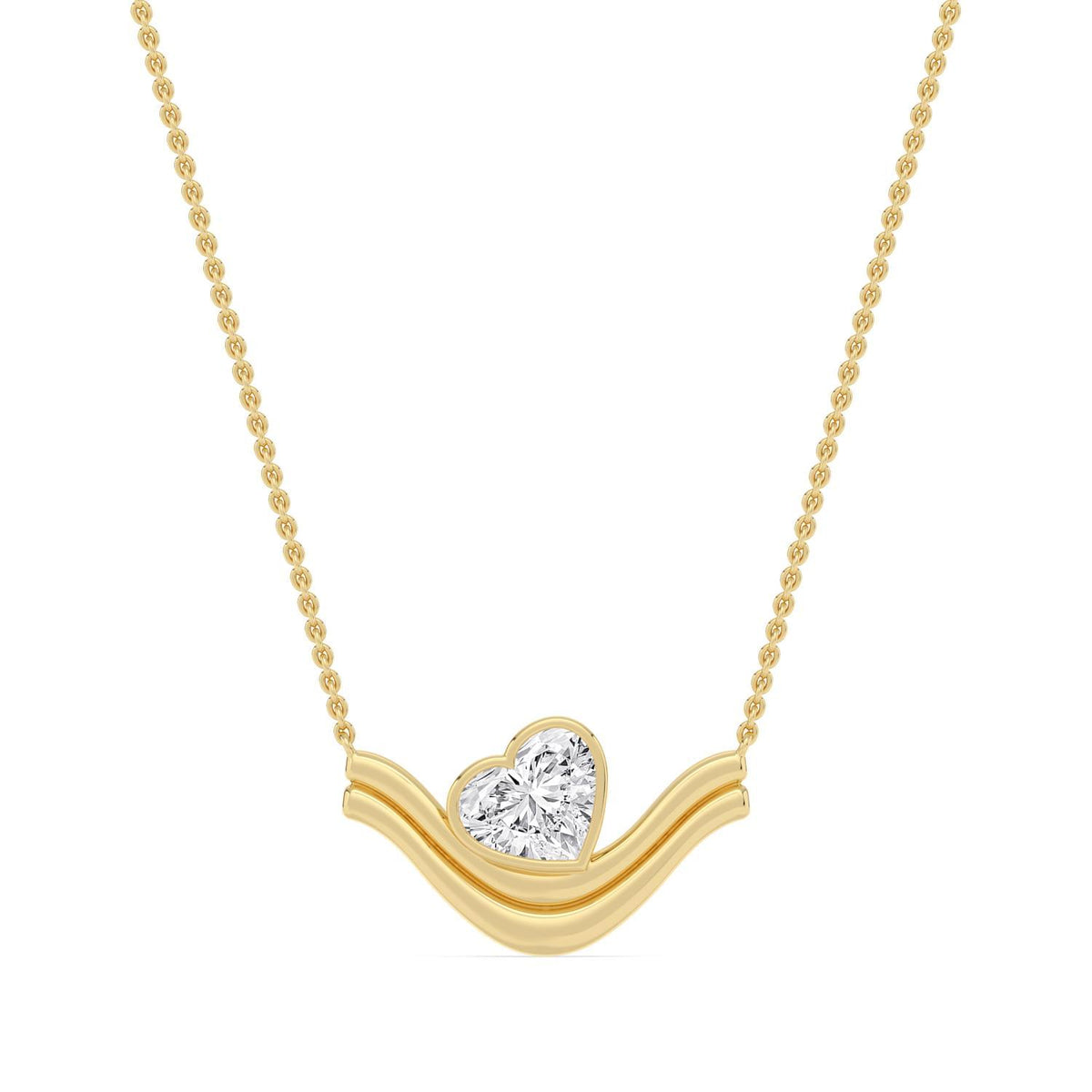 Natalia Belle lab grown diamond pendant