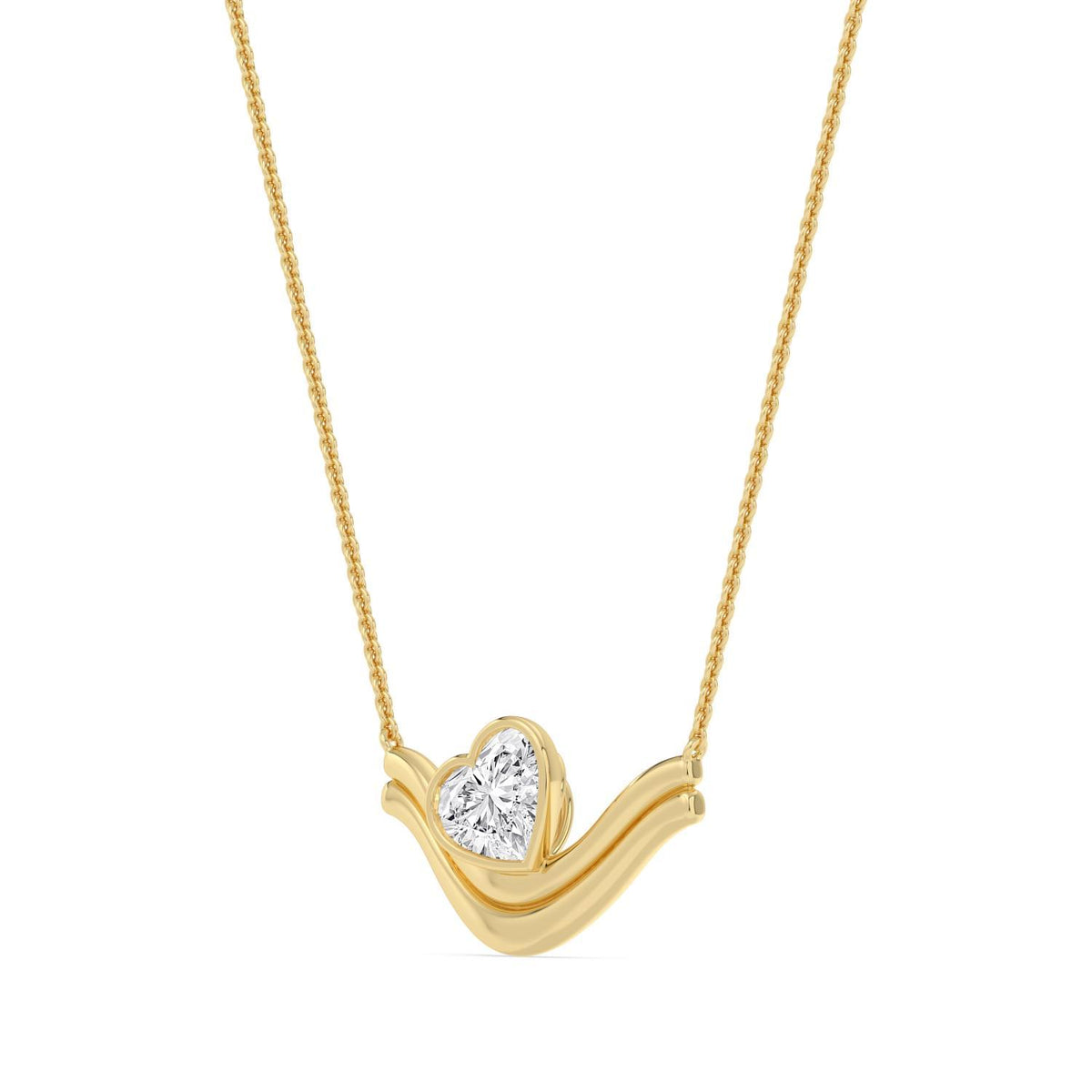 Natalia Belle lab grown diamond pendant