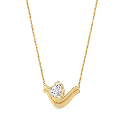 Natalia Belle lab grown diamond pendant