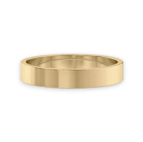 Men’s Engagement Ring 9K & 18K Gold • Platinum Plain Band Nura Lab