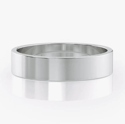 Men’s Engagement Ring 9K & 18K Gold • Platinum Plain Band Nura Lab