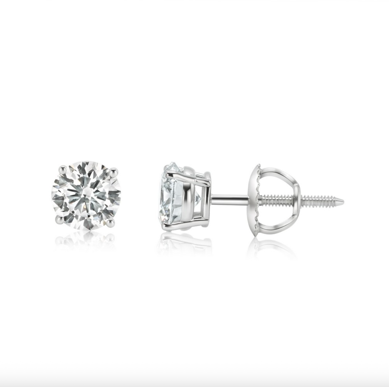 Emilia – Stud Lab-Grown Diamond Earrings