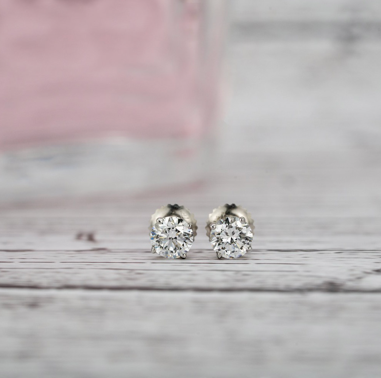 Emilia – Stud Lab-Grown Diamond Earrings