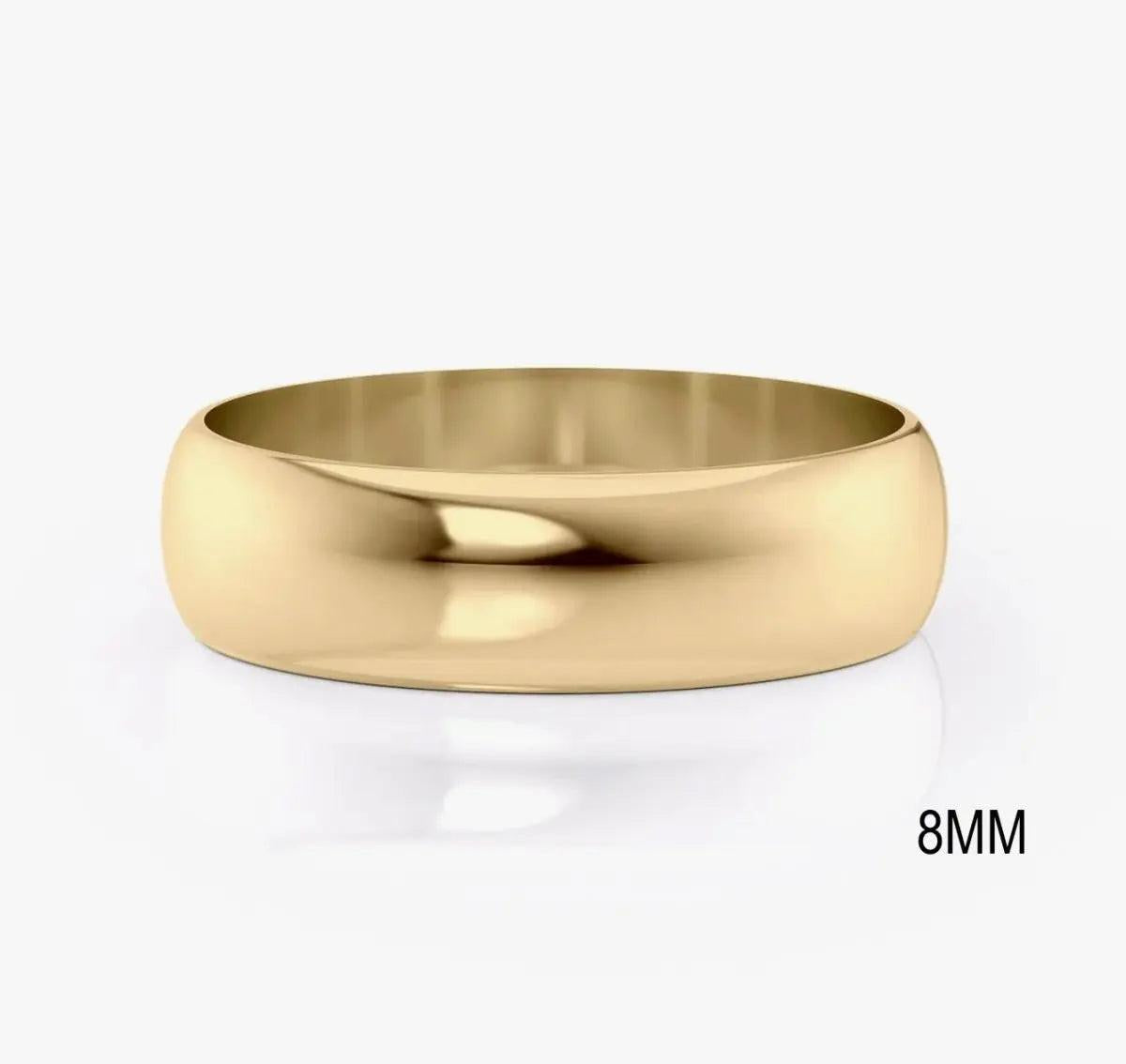 Men’s Wedding Band | White, Yellow & Rose Gold – Nura Lab Nura Lab