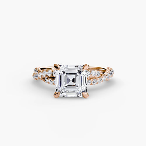 The Twisted Pavé Solitaire.