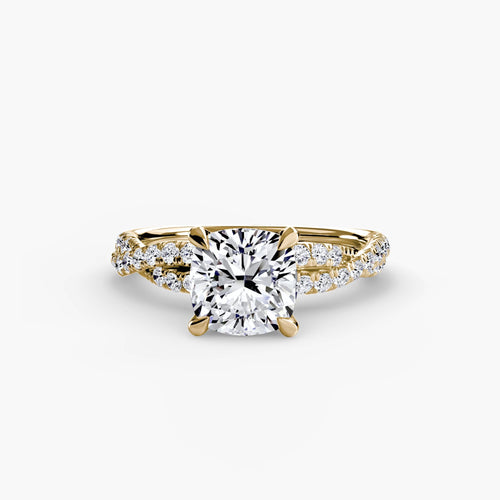 The Twisted Pavé Solitaire.