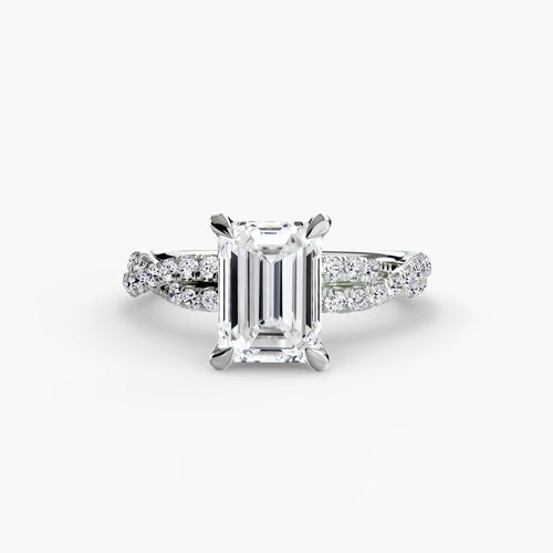 The Twisted Pavé Solitaire.