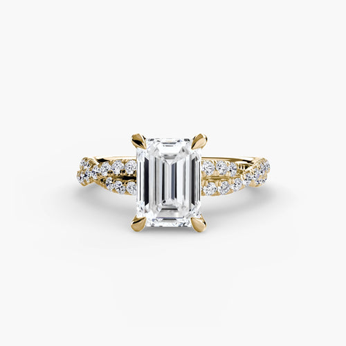 The Twisted Pavé Solitaire.