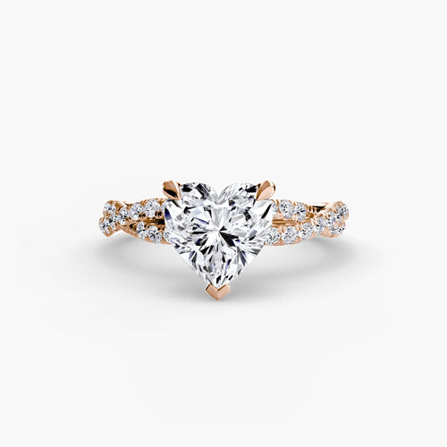 The Twisted Pavé Solitaire.