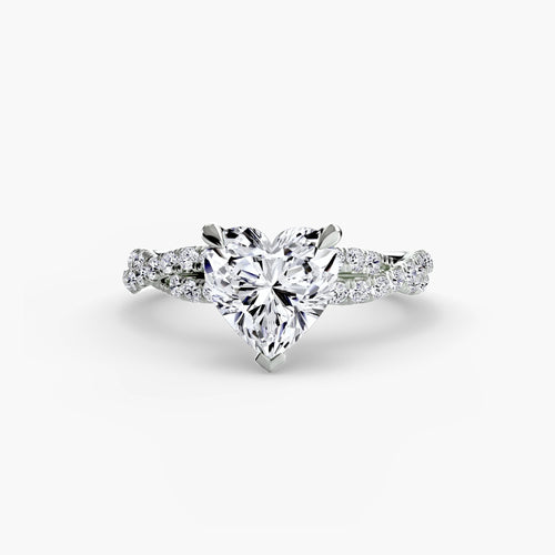 The Twisted Pavé Solitaire.