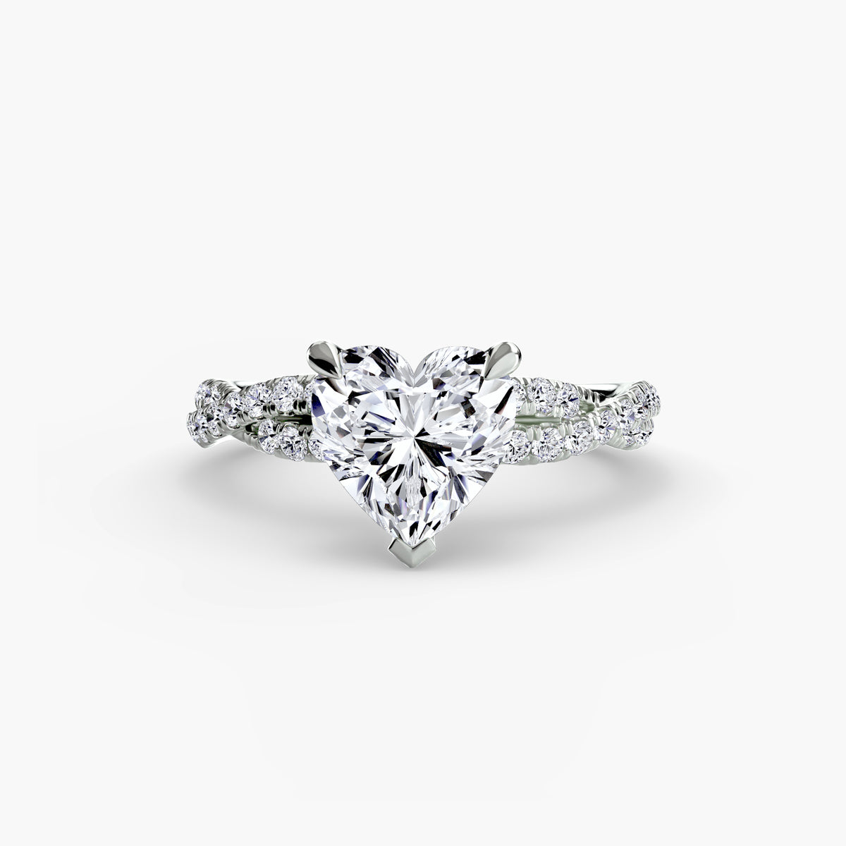 The Twisted Pavé Solitaire.