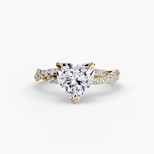 The Twisted Pavé Solitaire.