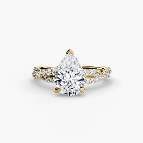 The Twisted Pavé Solitaire.