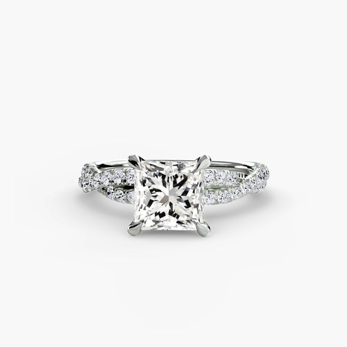 The Twisted Pavé Solitaire.