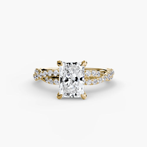 The Twisted Pavé Solitaire.