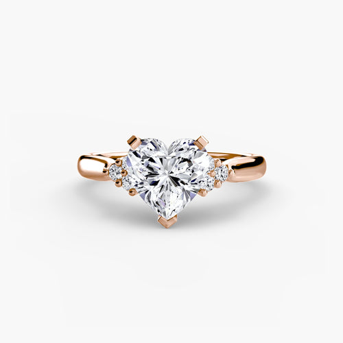 Solitaire with Cluster Shoulders 2.