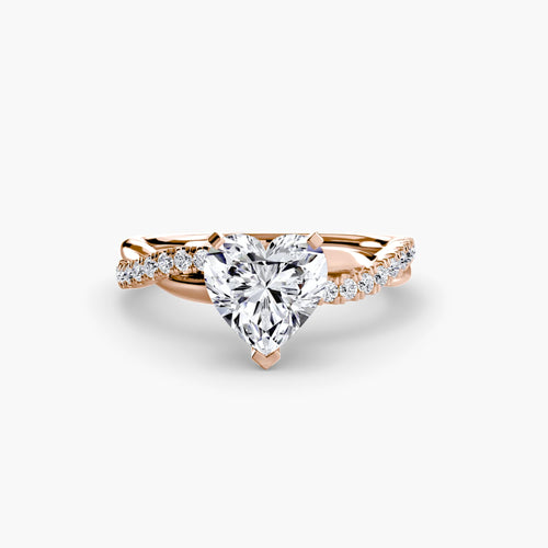 The Emerald Twist Pavé Ring.