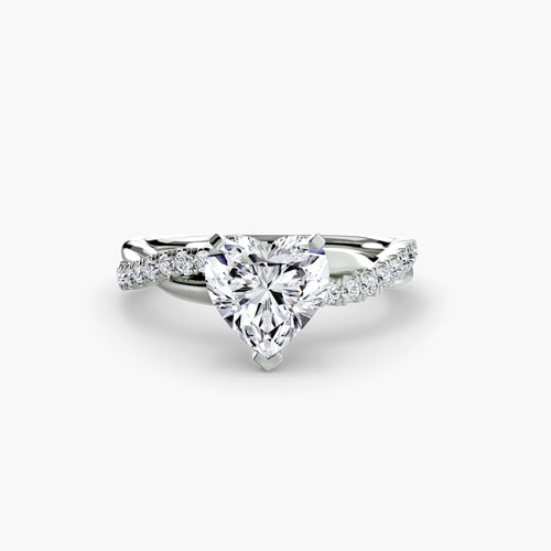 The Emerald Twist Pavé Ring.