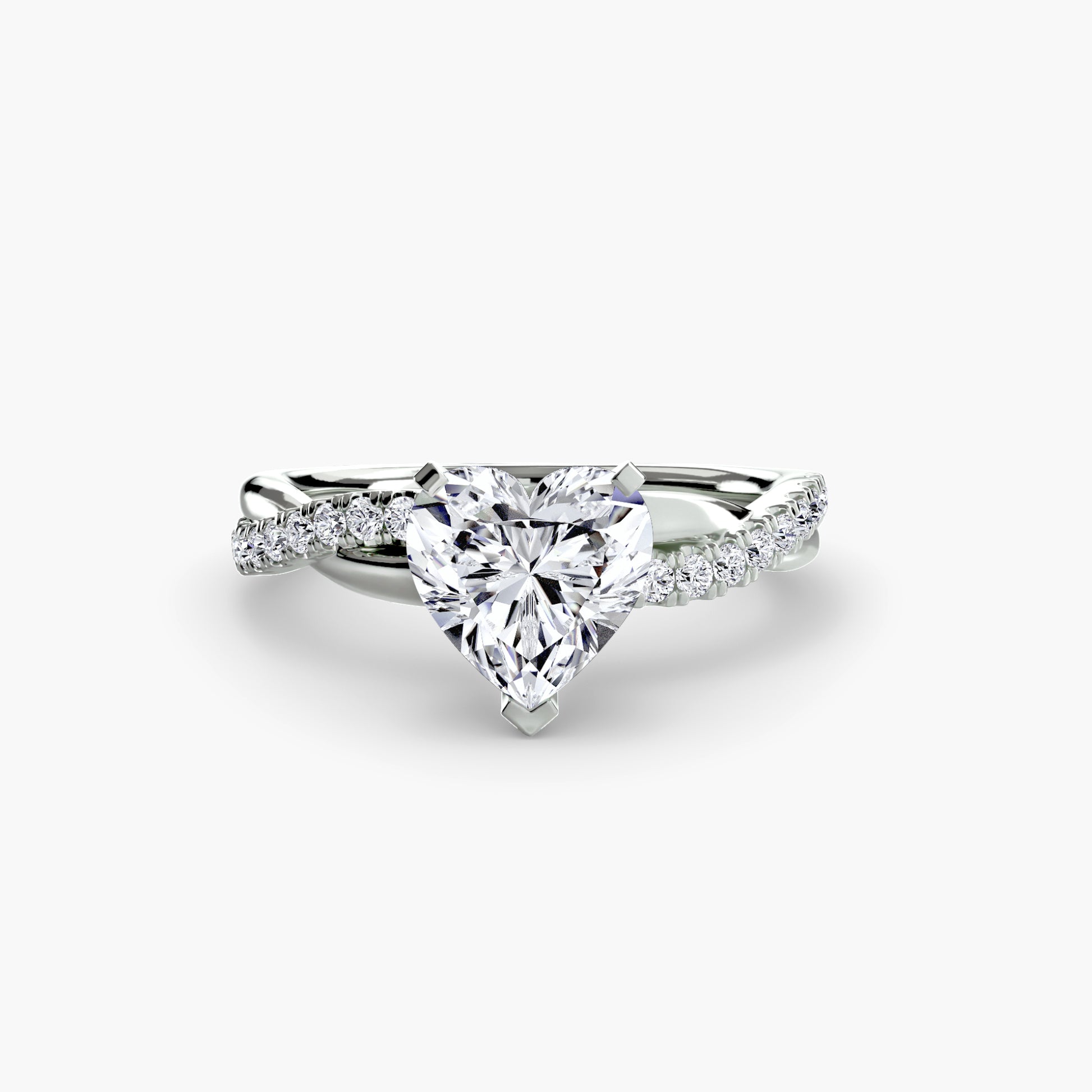 The Emerald Twist Pavé Ring.