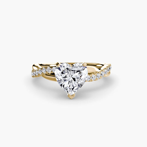 The Emerald Twist Pavé Ring.