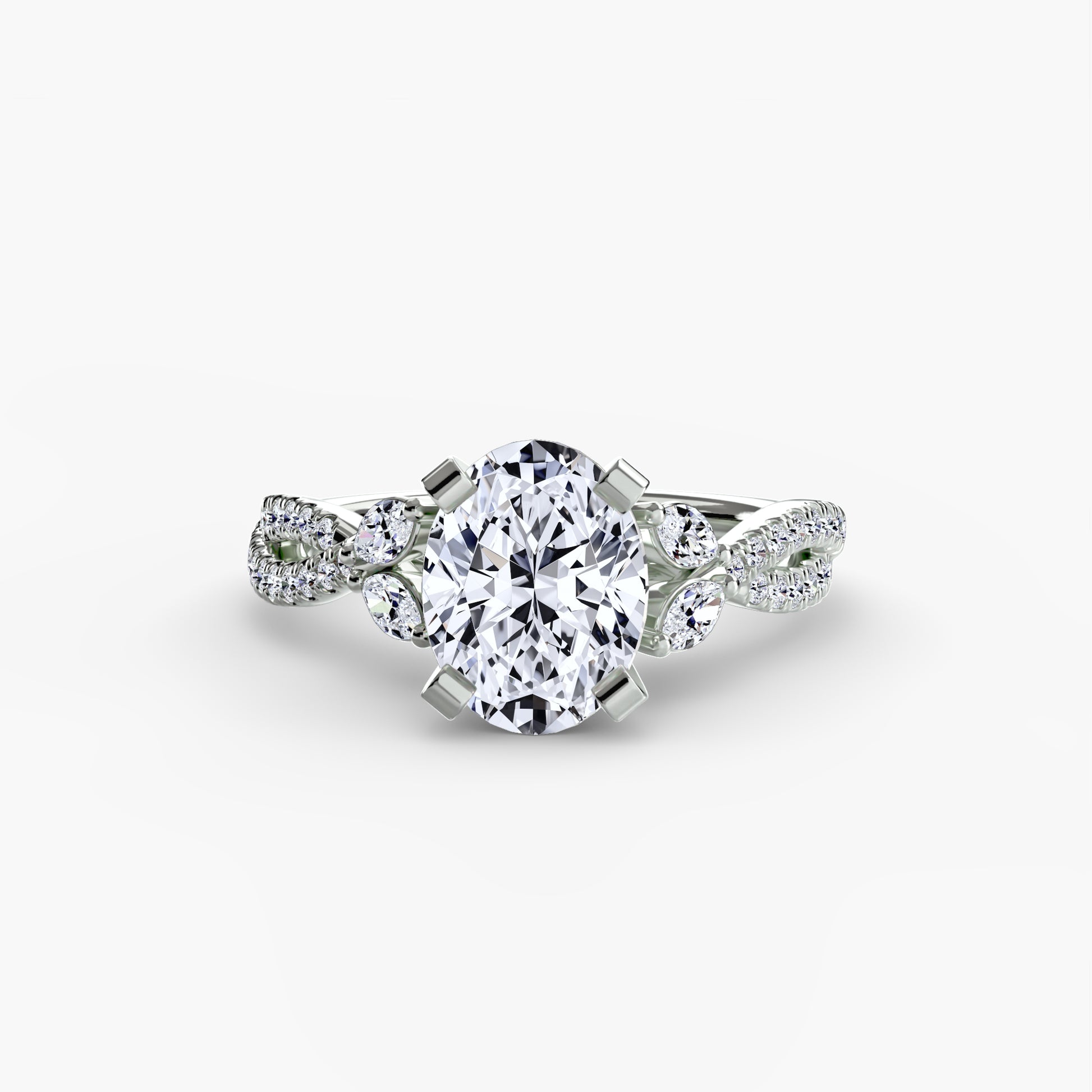 The Twist Pavé Ring.
