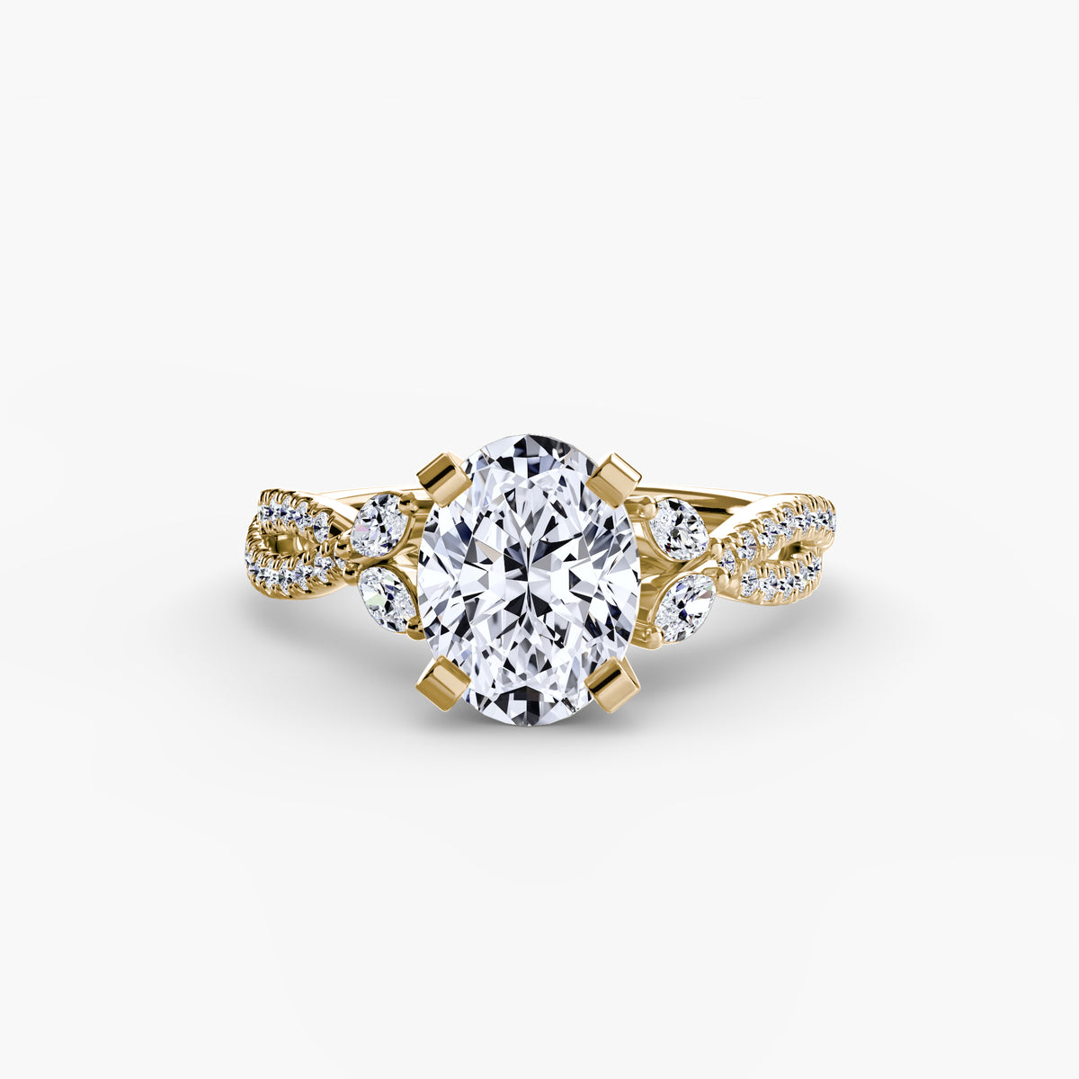 The Twist Pavé Ring.