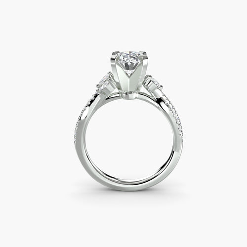The Twist Pavé Ring.