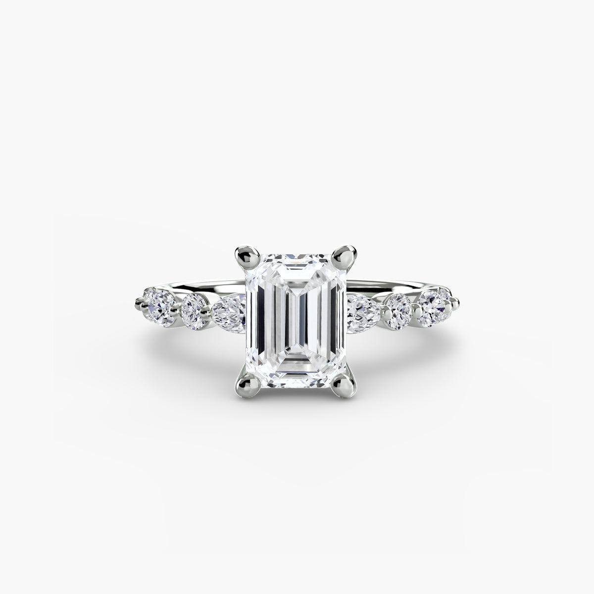 Solitaire with Eternity Pavé 2.
