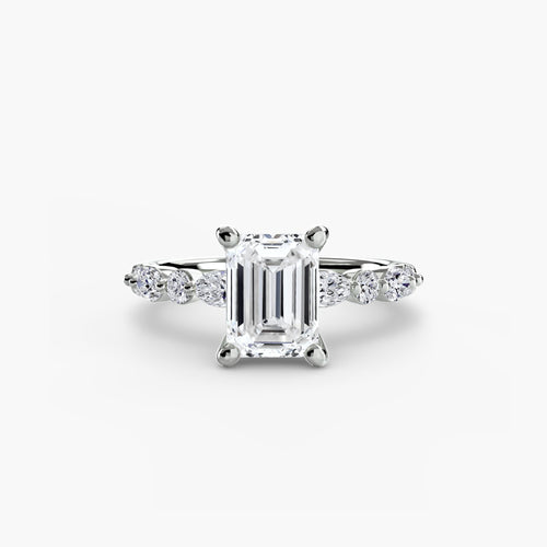 Solitaire with Eternity Pavé 2.