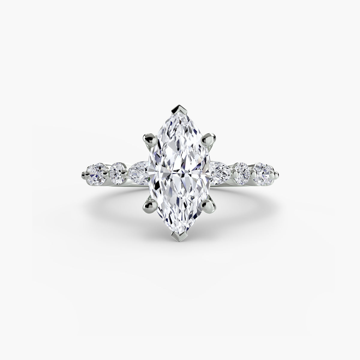 Solitaire with Eternity Pavé 2.