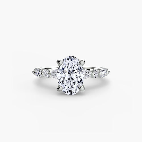 Solitaire with Eternity Pavé 2.