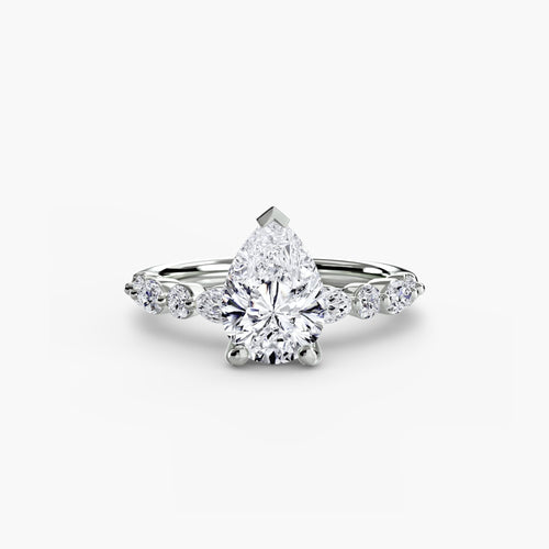 Solitaire with Eternity Pavé 2.