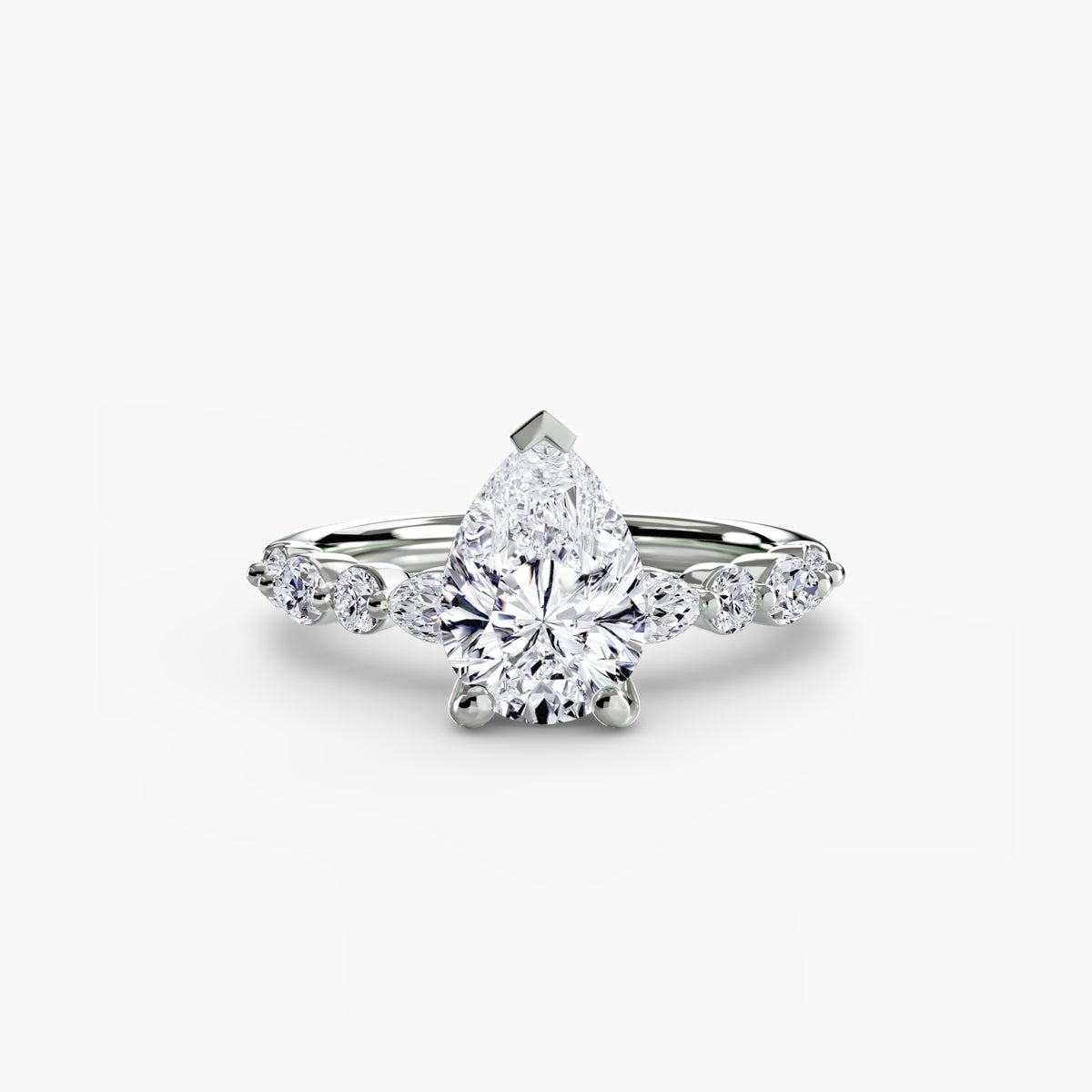 Solitaire with Eternity Pavé 2.
