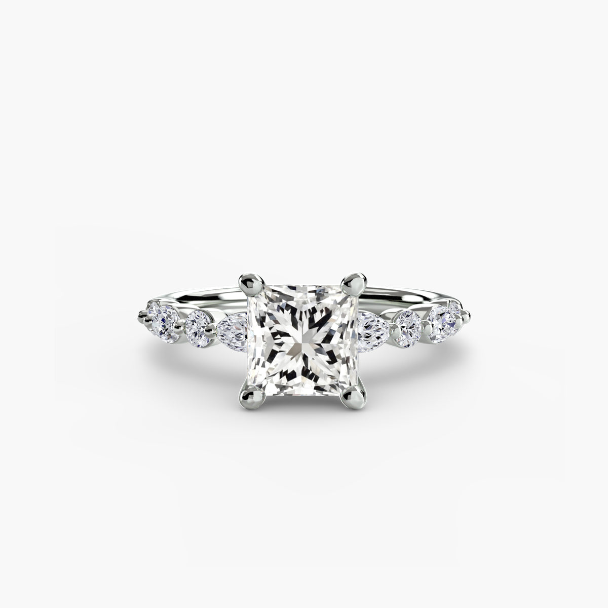 Solitaire with Eternity Pavé 2.
