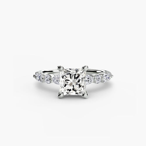 Solitaire with Eternity Pavé 2.