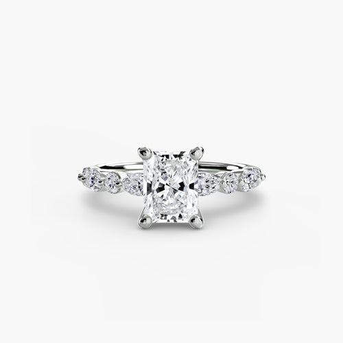 Solitaire with Eternity Pavé 2.