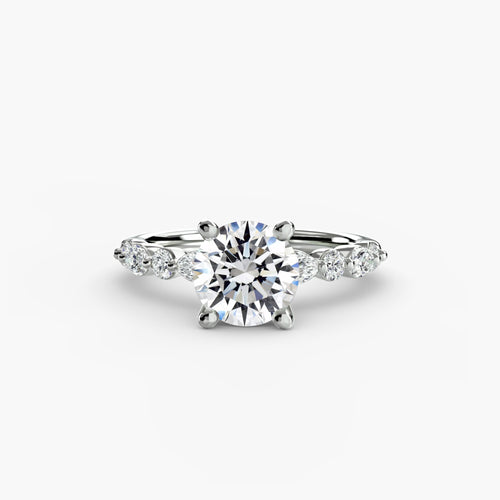 Solitaire with Eternity Pavé 2.