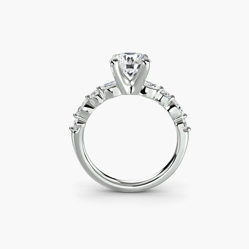 Solitaire with Eternity Pavé 2.