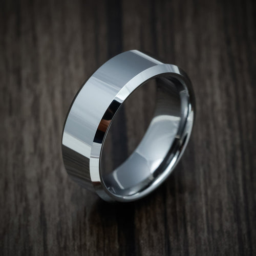 Crown XVI - Tungsten Band Men's Wedding Ring - view 3 - Nura Lab