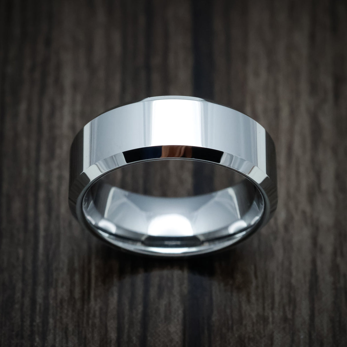 Crown XVI - Tungsten Band Men's Wedding Ring - view 2 - Nura Lab