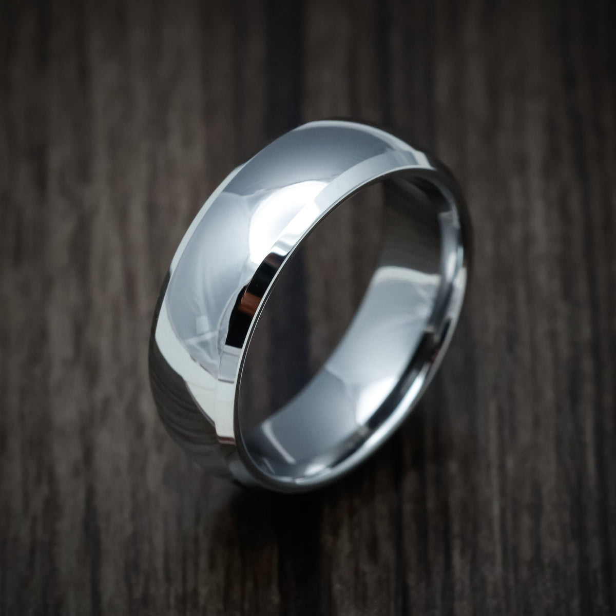 Hector XVI - Tungsten Band Men's Wedding Ring - view 3 - Nura Lab