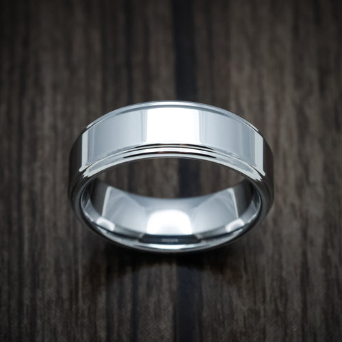 Leonidas XVI - Tungsten Band Men's Wedding Ring - view 2 - Nura Lab