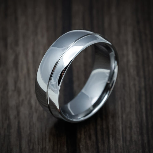 Phoenix XVI - Tungsten Band Men's Wedding Ring - view 3 - Nura Lab