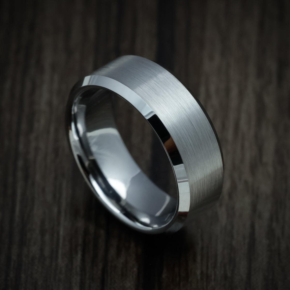 Crown XVI - Tungsten Band Men's Wedding Ring - view 4 - Nura Lab