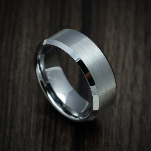 Crown XVI - Tungsten Band Men's Wedding Ring - view 4 - Nura Lab