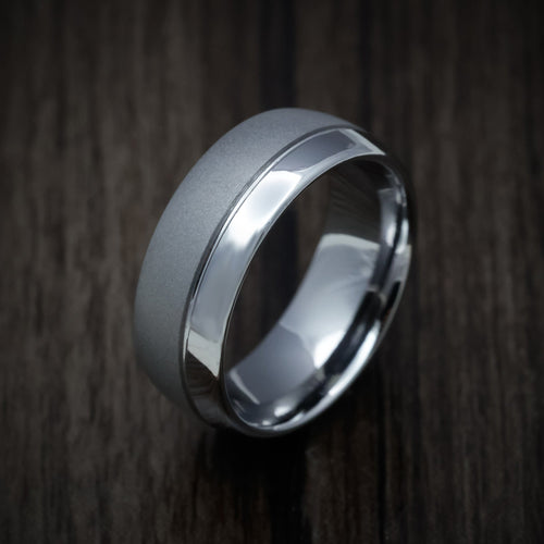Wolf XVI - Tungsten Band Men's Wedding Ring - view 3 - Nura Lab