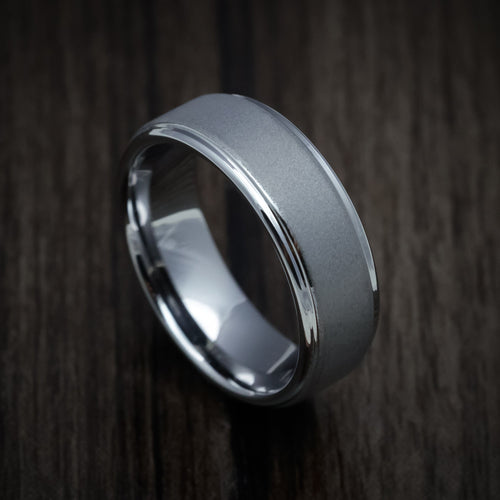 Leonidas XVI - Tungsten Band Men's Wedding Ring - view 5 - Nura Lab